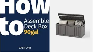 HOW TO_East Oak 90 Gallon Deck Box Installation