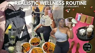 Realistic Wellness Vlog: Hot Yoga, Protein Trouble & Staying Consistent