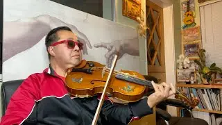 Matt Monro - The Music Played - 70s Violin Viola Cover - Play Along