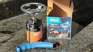 Fogareiro a G&aacute;s Port&aacute;til KALA. Como instalar o cartucho de 190g?