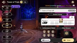 Tower of Trials 14F Noho 6 Medals - Seven Knights Re:BIRTH