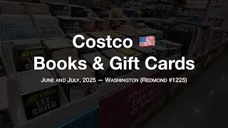 Costco USA Books & Gift Cards Walkthrough 🇺🇸 | June & July 2025