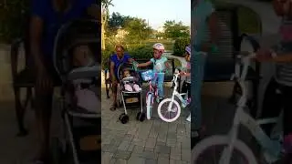 DeLyAn outdoor Riding their bikes