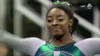 Simone Biles. 2019 U.S. Nationals. Day 1. FX