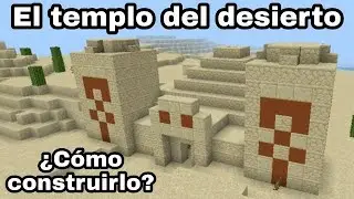 C&oacute;mo HACER 👉 El TEMPLO del DESIERTO en MINECRAFT