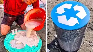RETTET DEN PLANETEN mit kreativen Handwerken aus recycelten Materialien!