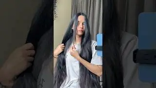 Cutting my own hair🤭#haircut #youtubeshorts #viralvideo #diy #hairstyle #haircare #skincare #funny
