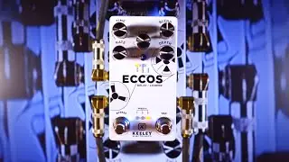 Keeley Electronics - ECCOS Delay / Looper - Guitar + Synth Demo (Stereo)