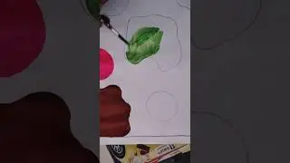 simple drawing #TreeArt#ColorfulDrawing#Creative#Beginners#DotArt#ArtShorts#spiration #NatureArt