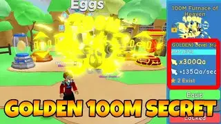✨🏆  *GOLDEN* 100M FURNACE SECRET PET IN CLICKER SIMULATOR