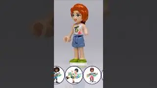 What is my name?  II  LEGO Friends Aliya Autumn Leo Liann Nova Olly Paisley Zac