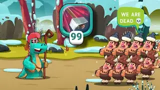 Hammer Spell Spree against Vikings Caveman - Dino Bash 2 Travel Through Time