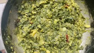 పాలకూర వేపుడు...... 