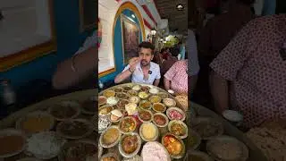 India&rsquo;s Biggest Vegetarian Thali 🌱 (4000/- Rs only)🔥