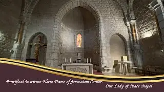 Eucharistic Adoration, mass Roman Catholic Chapel of our Lady of Peace, Notre-Dame Center, Jerusalem