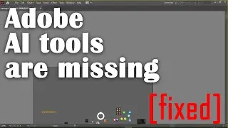 Illustrator - Adobe AI All the tool bars and menus are gone error [FIXED]