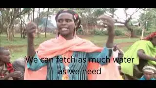 HJW ladies expressing gratitude for access to clean water