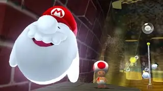 Boo Mario can fall asleep?