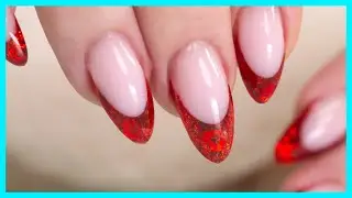 6 Week Grow-Out ➡️ Nail MakeOver: A Real Appointment &hearts;️ Valentine French