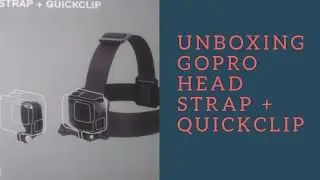 Gopro head strap unboxing