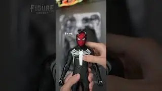 This $310 Dollar Black Suit Spidey is SICK🤯 #spiderman #actionfigures #toys #hottoys #unboxing