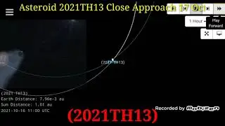 Asteroid impact prediction Asteroid 2021TH13 Close Approach Today 17 October hitting earth