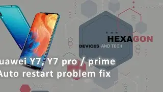 Huawei Y7 series auto restart problem