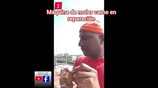 NO BOTES LA M&Aacute;QUINA DE MOLER CARNE TIENE 