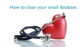 How to clean your email database