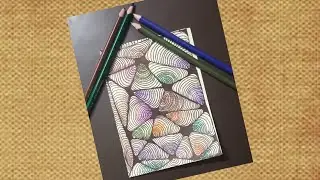 Zentangle Pattern// Zentangle Pattern for Beginners// Easy Tangle pattern