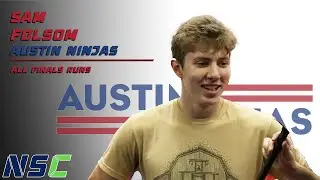 NSC 3rd Place Sam Folsom | Every Finals Run From Austin Ninjas Qualifier | Season 2