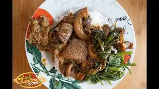 Cooking Beef with innards.