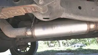 Глушитель Magnaflow 5 дюймов | Cummins 5.9 | Разгрузка оси