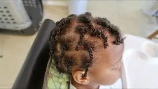 2 Strand Twists on Toddler Boy Hair | Toddler Hair Care