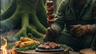 Solo Forest Camping | Lake Views & Campfire Cooking