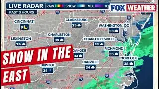 Snow Continues Across Eastern U.S. With Second Round Expected Later This Week