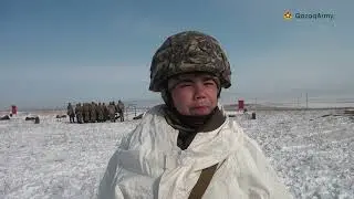 Зениттік бөлімшелердің жауынгерлік оқ атуы бойынша сабақтары өтті.