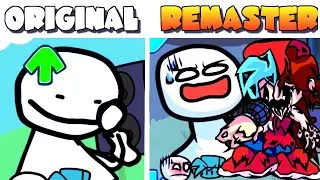 FNF HORROR BOB ORIGINAL VS REMASTERED!! FULL WEEK + Cutscenes (FNF Mod/Hard)
