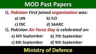 MOD Past Papers | Ministry of Defence Past Papers | MOD Test Preparation |  MOD Written Test | MOD
