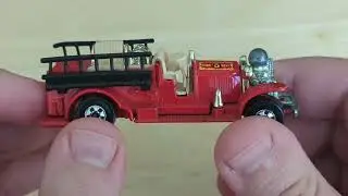 Hot Wheels old number 5 fire truck diecast car episode 257