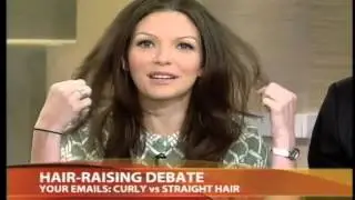 Good Morning America Experiments: Curly vs Straight Hair. Taryn Winter Brill reports