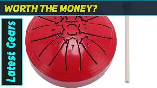 Discover the Best Mini Steel Tongue Drum: 4 Inch 8 Notes Handpan Magic!