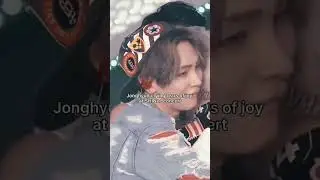 Jonghyun crying tears of joy at shinee concert meanwhile Taemin #taemin #jonghyun #shinee