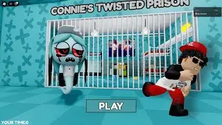 🌀 CONNIE'S PINK PRISON RUN! (OBBY!) | Stranger Things Chaos! 💖⚡ DUSTIN Escapes | Goat Gaming