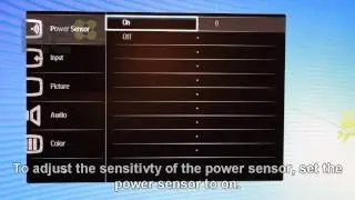 Как отключить/настроить датчик мощности монитора Philips - 220P4LPYEB/00