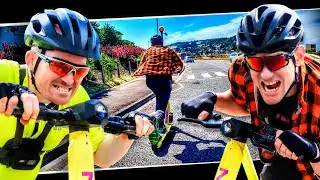 E-Scooter Race Challenge in Minehead!?