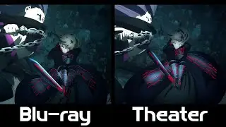 Saber Alter vs Rider | Bluray vs Theatre - Comparison