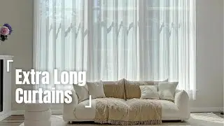 Our ceiling-to-floor sheer curtain create a dreamy, airy vibe while softly filtering sunlight!!✨