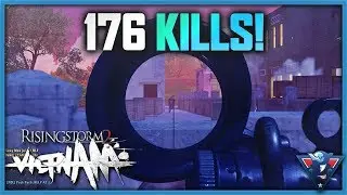 176 KILLS WITH SCOPED M1 GARAND! | Rising Storm 2: Vietnam Gameplay