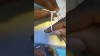 Step 1 to making clothing like a Viking! Nalbinding!